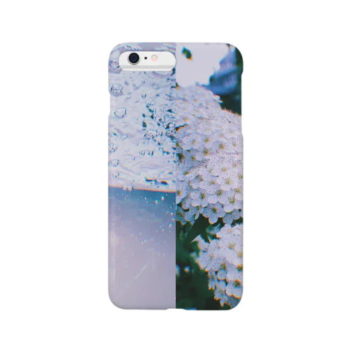 ハンブンコ「泡×花」 Smartphone Case