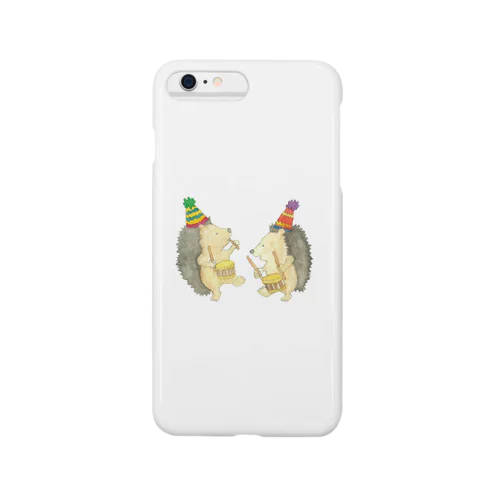 Two Hedgehogs play the Drums. Smartphone Case