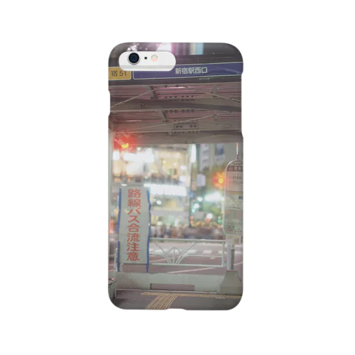 新宿西口行きバス停 Smartphone Case