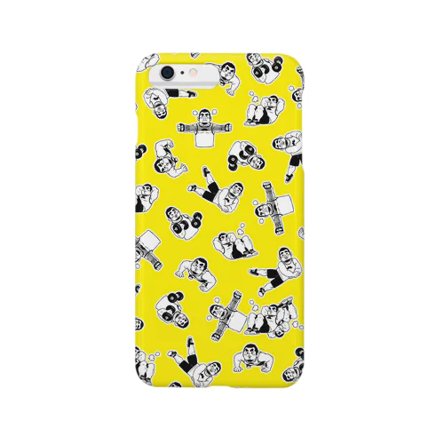 ひげおとめさんiPhoneケース(Yellow) Smartphone Case