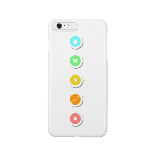 pastel#FF8000 Smartphone Case