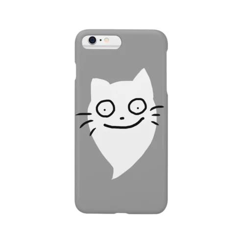 しろいねこおばけ(位置修正版) Smartphone Case