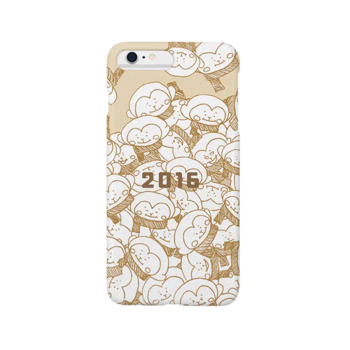 申年のおさるさんスマホケース2016 HAPPY NEW YEAR Smartphone Case