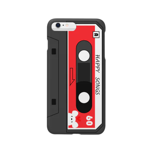 カセットテープ（red） スマホケース