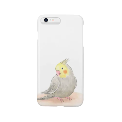 オカメインコ　シナモン【まめるりはことり】 Smartphone Case