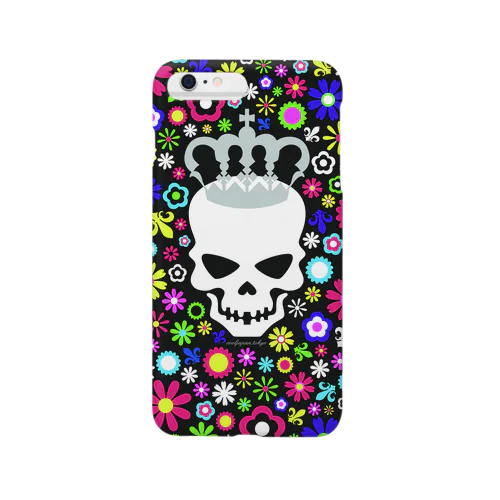 Colorful skull スマホケース