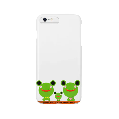 Famille de grenouilles スマホケース