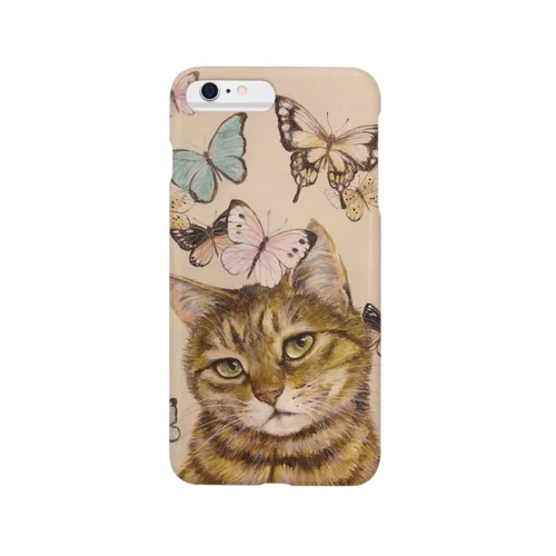 猫に蝶 Smartphone Case