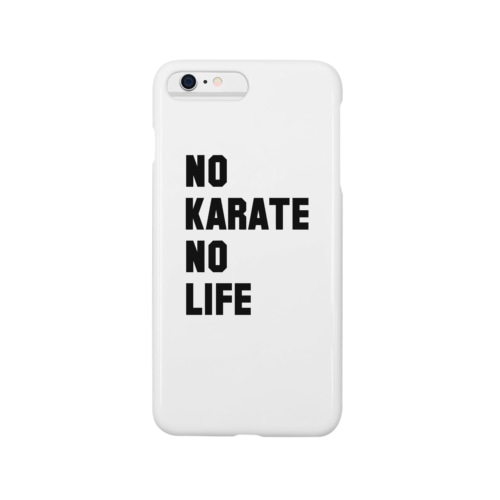 NO KARATE NO LIFE (ブラックフォント) Smartphone Case