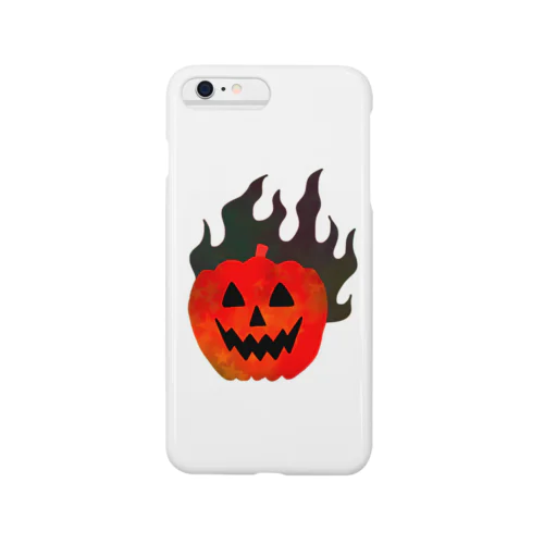 fire pumpkin Smartphone Case