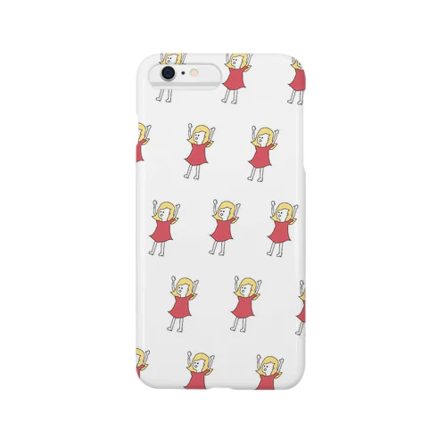 【e】たくさん飛んでる女の子 Smartphone Case