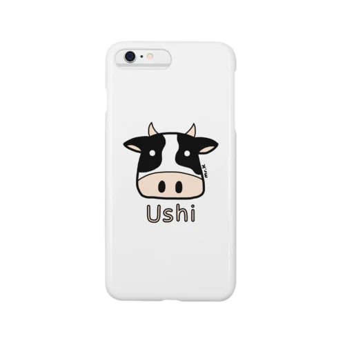 Ushi (牛) 色デザイン スマホケース