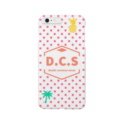 D.C.Sスマホケース ドットピンク Smartphone Case