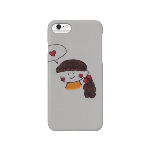 あかいりぼんの女の子 Smartphone Case