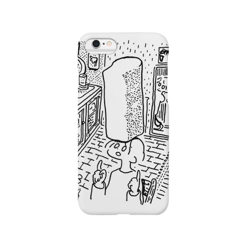 あけたらしろめ「焼きたてのパンで遊ぶ女」 Smartphone Case