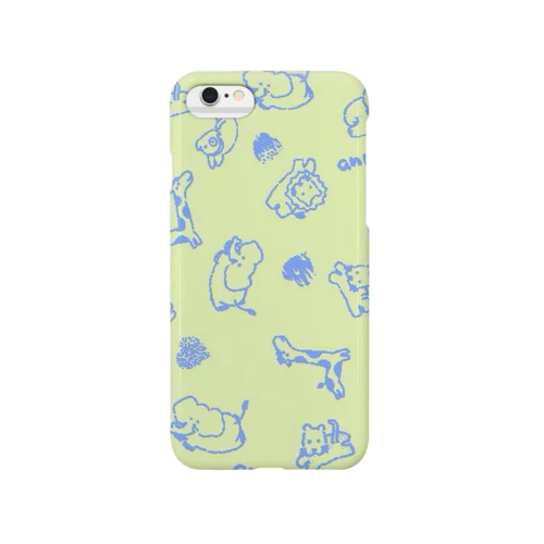 アニマルず(グリーン) Smartphone Case