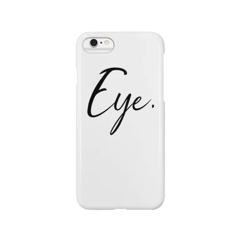 Eye.suzuri Black Smartphone Case