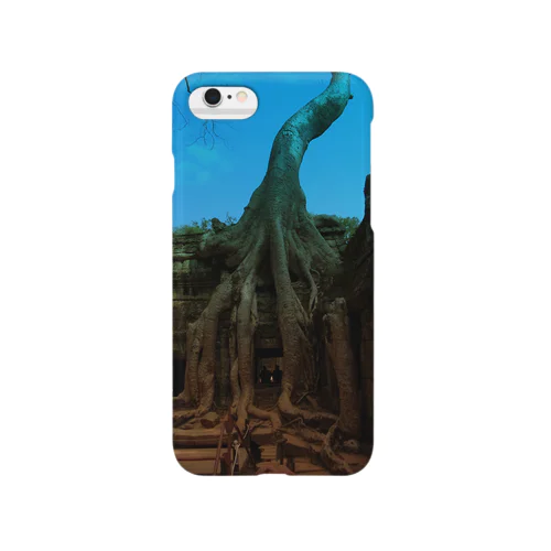 Blue sky in angkor wat Smartphone Case