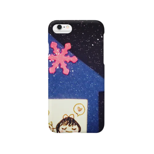 Snowing night Smartphone Case