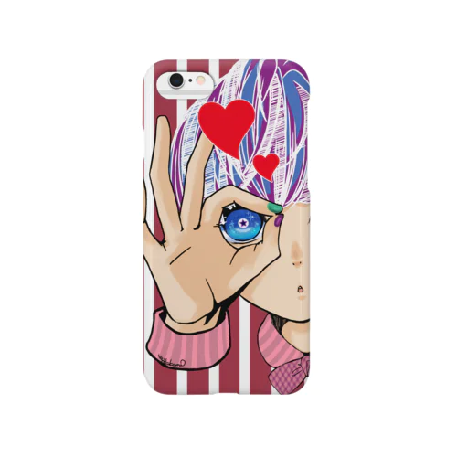 のぞいてみる？（レッド） Smartphone Case