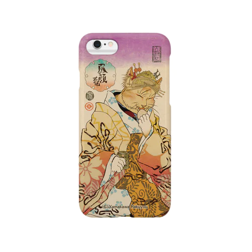 猫浮世絵シリーズ　昼顔花魁　スマートフォンケース Smartphone Case