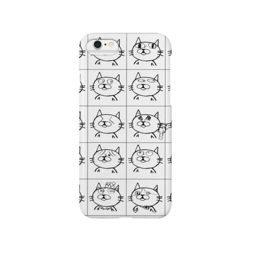 猫面相サンプルby小2 Smartphone Case