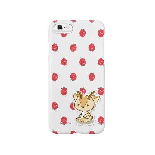 ボク鹿＊strawberry スマートフォンケース Smartphone Case