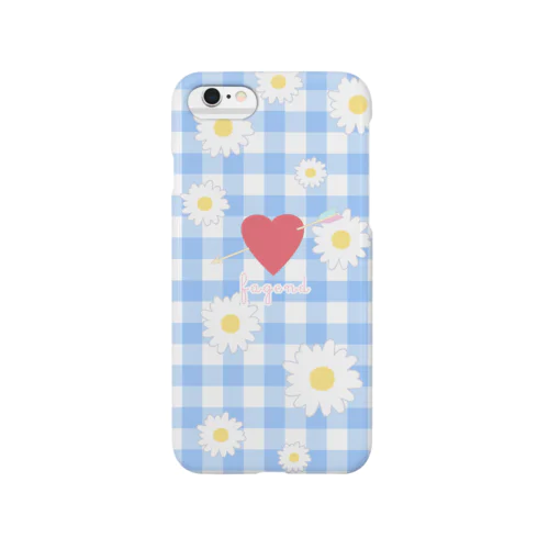 ▼Daisy blue Smartphone Case