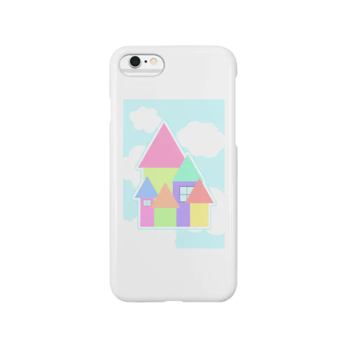 PASTEL COLOR HOUSES スマホケース