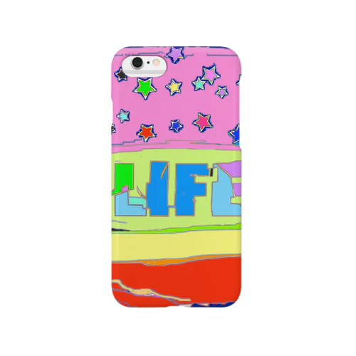 LIFE rainbow スマホケース