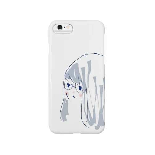 おんなのこ めがね(グレー) Smartphone Case