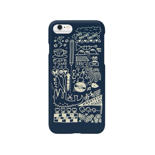 ラッパ吹きの休日(ネイビー) Smartphone Case