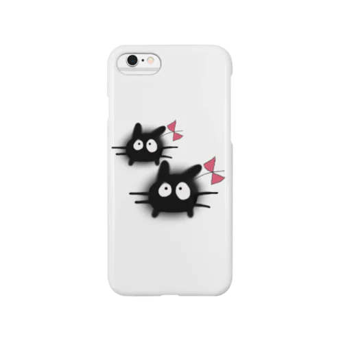 黒猫プーTWIN Smartphone Case