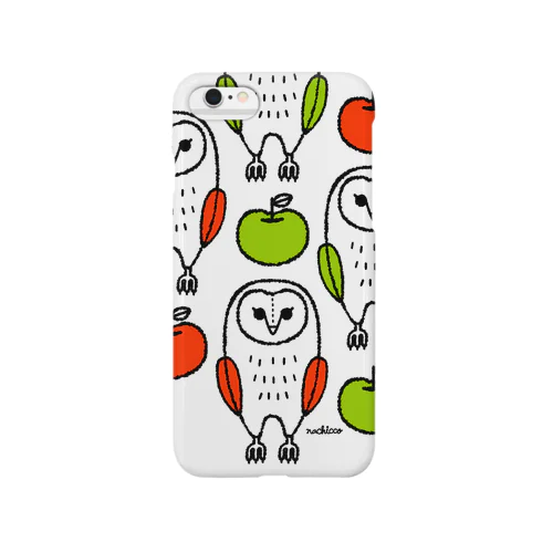 フクロウとリンゴ Smartphone Case