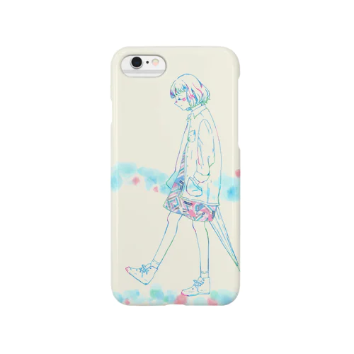  朝、雨上がり Smartphone Case