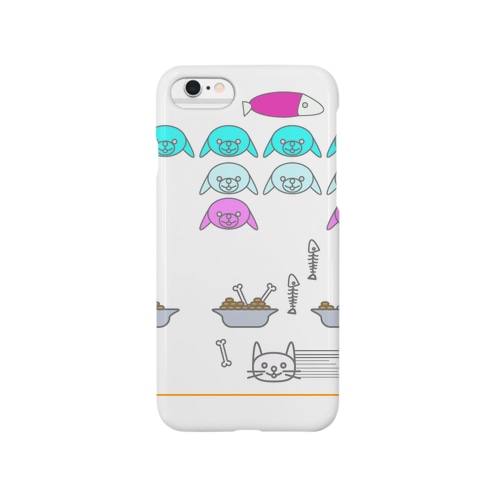 にゃんべーだー（しろ） Smartphone Case