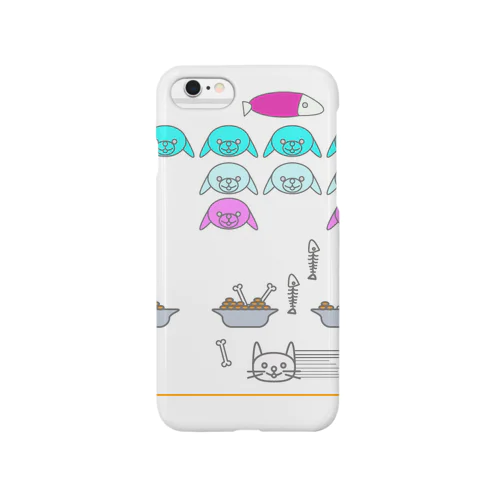 にゃんべーだー（しろ） Smartphone Case