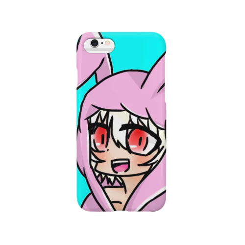 あにまるふーど(うさぎ)青 Smartphone Case