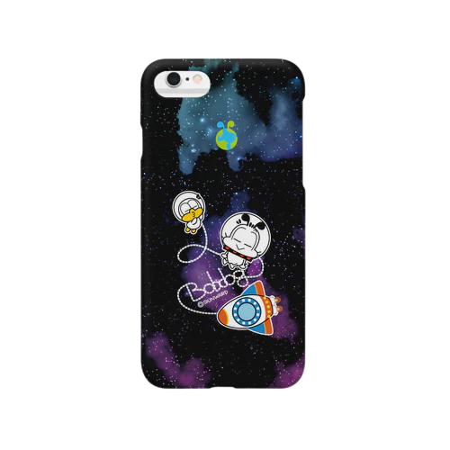 ゆるボブのんびり宇宙遊泳 Smartphone Case