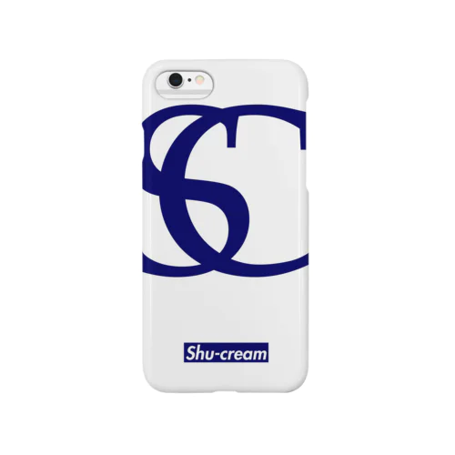 Shu-cream Logo Tee Navy Classic Smartphone Case
