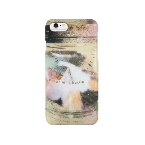 a cat in a bottle Smartphone Case