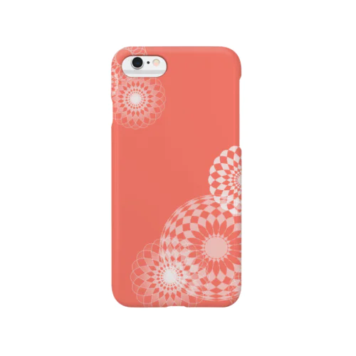 orange swirls Smartphone Case