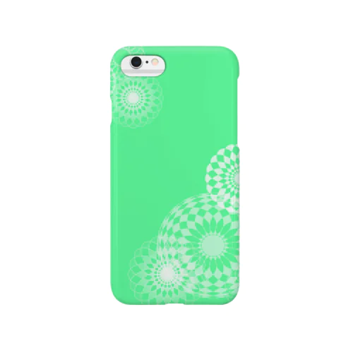 green swirls Smartphone Case