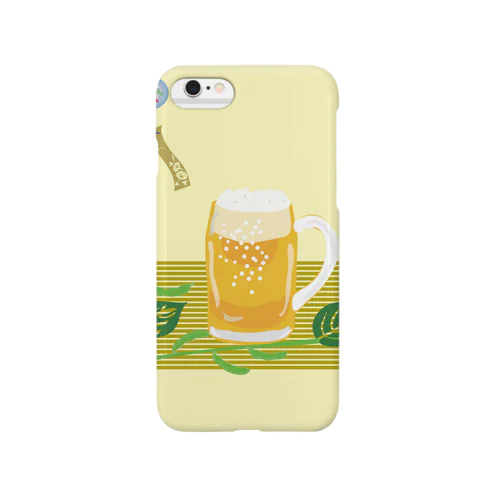 ジョッキ生ビールと枝豆 Smartphone Case