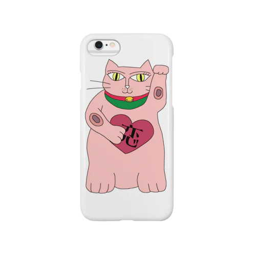 ピンクの招き猫 Smartphone Case