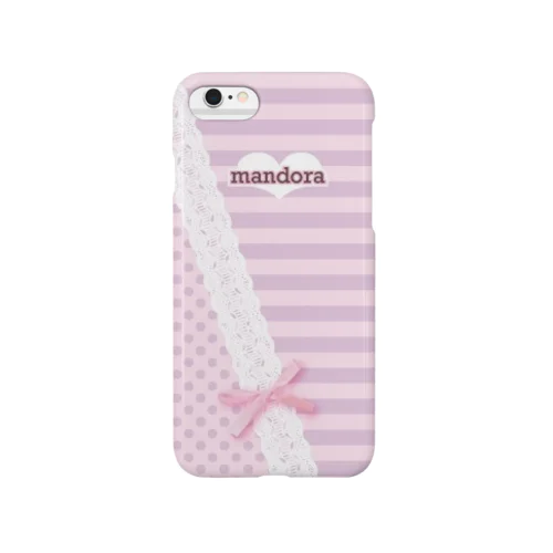 紫ピンクのスマホケース Smartphone Case
