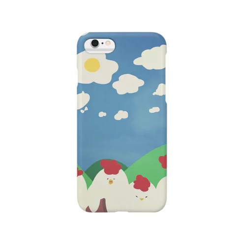 小心者、とりお。「目玉焼きの空」 Smartphone Case