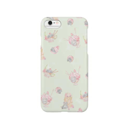 ぶさねこ×スイーツ　グリーン Smartphone Case