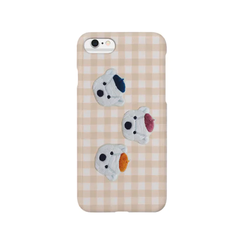 白くまベレー帽 Smartphone Case