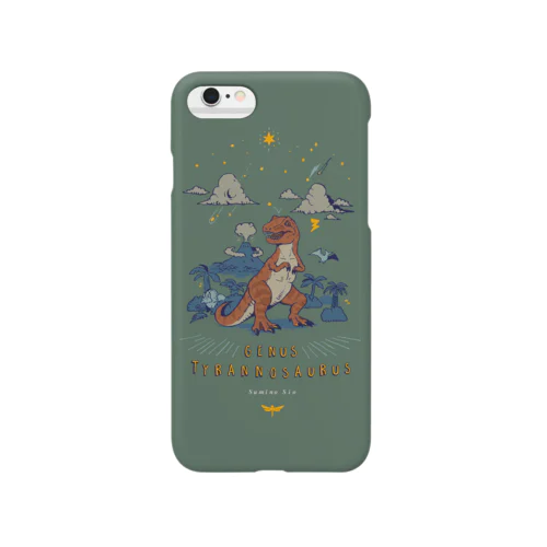 （iPhone6-6s-7-8-X-XS-XR)ティラノサウルス Smartphone Case